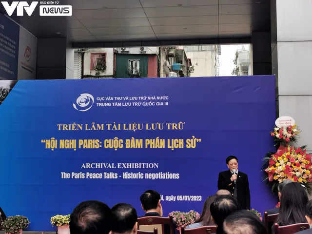 Trưng bày 200 tài liệu, hình ảnh, hiện vật tại triển lãm Hội nghị Paris - Cuộc đàm phán lịch sử - Ảnh 1. Trưng bày 200 tài liệu, hình ảnh, hiện vật tại triển lãm Hội nghị Paris - Cuộc đàm phán lịch sử - Ảnh 1.