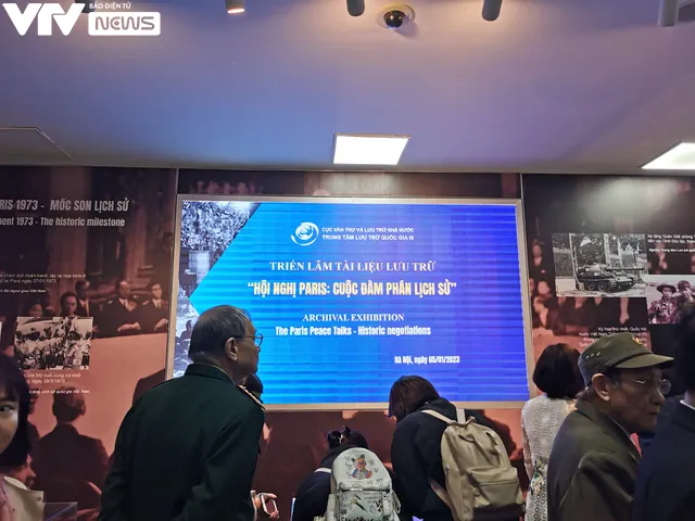 Trưng bày 200 tài liệu, hình ảnh, hiện vật tại triển lãm Hội nghị Paris - Cuộc đàm phán lịch sử - Ảnh 6. Trưng bày 200 tài liệu, hình ảnh, hiện vật tại triển lãm Hội nghị Paris - Cuộc đàm phán lịch sử - Ảnh 6.