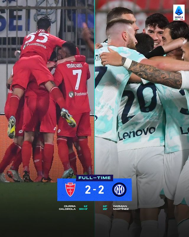 Vòng 17 Serie A | Inter Milan đánh rơi chiến thắng trên sân Monza   - Ảnh 2.