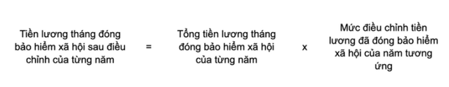 Mức lương mới áp dụng để đóng bảo hiểm xã hội, tính lương hưu - Ảnh 2.