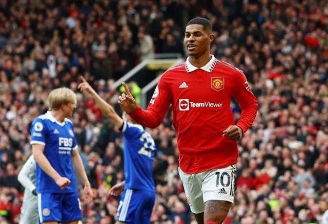 Rashford tỏa sáng, Manchester United thắng đậm Leicester - Ảnh 3.