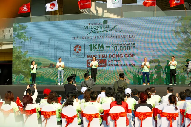 Agribank phát động giải chạy Vì tương lai xanh - Ảnh 3. Agribank phát động giải chạy Vì tương lai xanh - Ảnh 3.