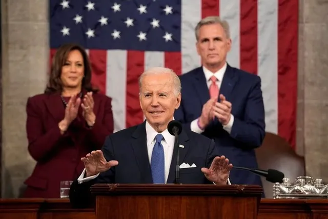 Tổng thống Biden ghi điểm với Thông điệp Liên bang 2023 - Ảnh 1.