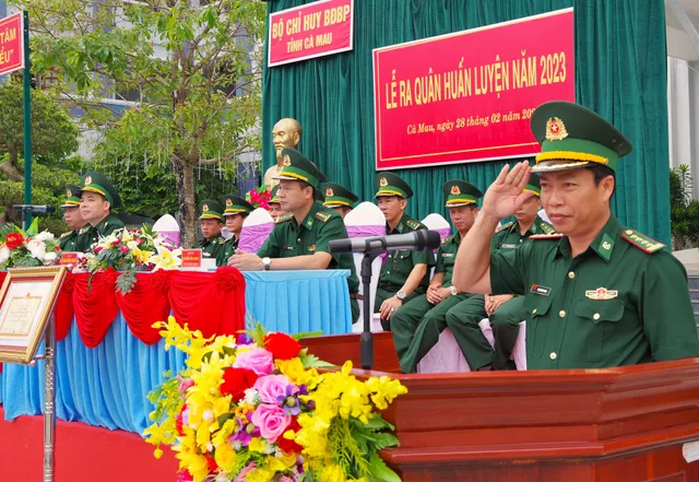 Bộ đội Biên phòng Cà Mau tập trung huấn luyện Cơ bản, thiết thực, vững chắc - Ảnh 2.