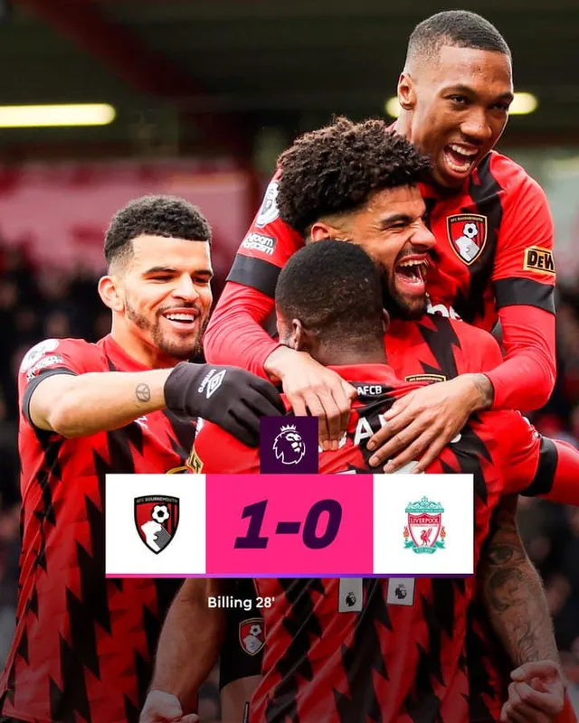 Vòng 27 Ngoại hạng Anh | Salah đá hỏng phạt đền, Liverpool bại trận trước Bournemouth   - Ảnh 2.