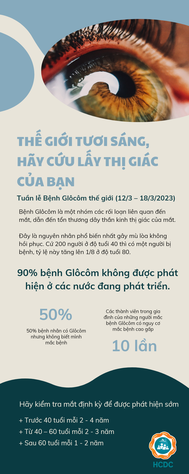 Tuần lễ Bệnh Glôcôm thế giới năm 2023: Thế giới tươi sáng, hãy cứu lấy thị giác của bạn - Ảnh 1.