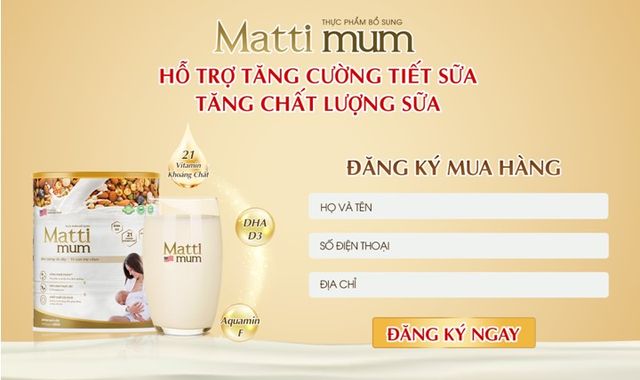 Ra mắt Matti mum - Sữa hạt lợi sữa 100% đạm thực vật, dinh dưỡng vàng cho mẹ và bé - Ảnh 3.