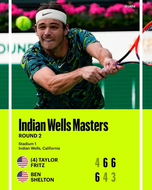 Taylor Fritz dễ dàng tiến vào vòng 4 đơn nam Indian Wells 2023   - Ảnh 1.