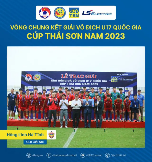Chùm ảnh lễ trao giải bóng đá Vô địch U17 Quốc gia – Cúp Thái Sơn Nam 2023 - Ảnh 13. Chùm ảnh lễ trao giải bóng đá Vô địch U17 Quốc gia – Cúp Thái Sơn Nam 2023 - Ảnh 13.