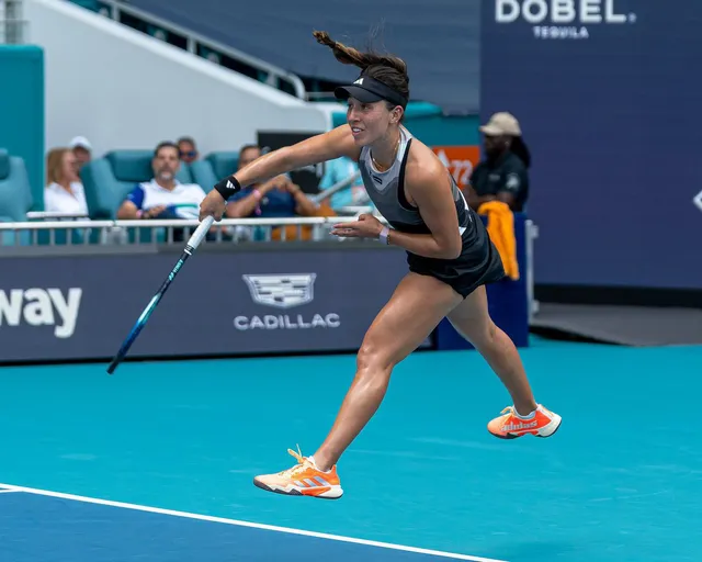 Jessica Pegula vào tứ kết đơn nữ quần vợt Miami mở rộng 2023   - Ảnh 1.