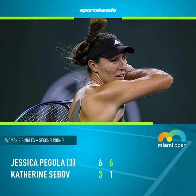 Jessica Pegula vào tứ kết đơn nữ quần vợt Miami mở rộng 2023   - Ảnh 2.