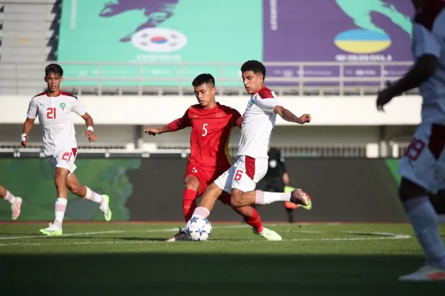 U18 Seoul Eou Cup 2023: U18 Việt Nam thất bại trước đội bóng hàng đầu châu Phi - Ảnh 1.