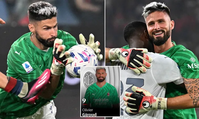 Olivier Giroud được bầu là thủ môn xuất sắc nhất vòng 8 Serie A - Ảnh 1. Olivier Giroud được bầu là thủ môn xuất sắc nhất vòng 8 Serie A - Ảnh 1.