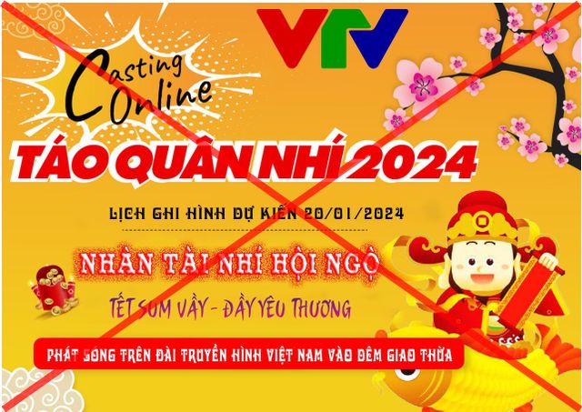 Cảnh báo giả mạo chương trình Táo quân của VTV tuyển diễn viên nhí - Ảnh 3.