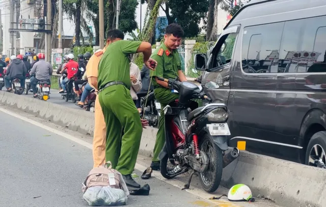 Bình Dương: Va chạm giao thông, người phụ nữ tử vong thương tâm - Ảnh 1.