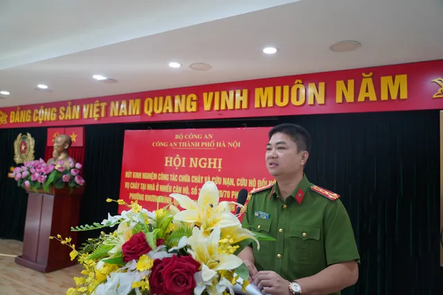 Công an Hà Nội đánh giá, rút kinh nghiệm từ vụ cháy chung cư mini ở phố Khương Hạ - Ảnh 1.