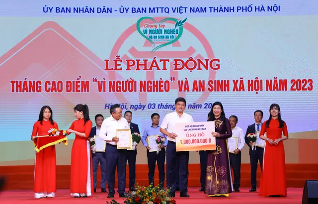 Hà Nội phát động Tháng cao điểm Vì người nghèo và an sinh xã hội năm 2023 - Ảnh 2.