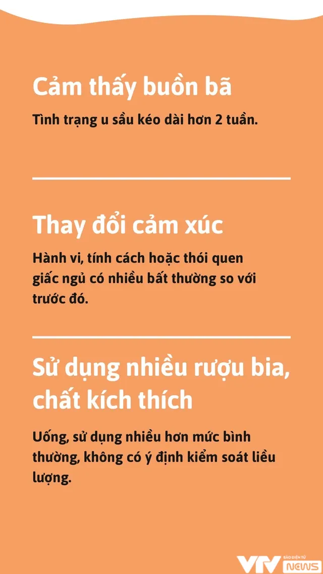 Infographic: Những triệu chứng báo hiệu nguy cơ rối loạn tâm thần - Ảnh 2. Infographic: Những triệu chứng báo hiệu nguy cơ rối loạn tâm thần - Ảnh 2.