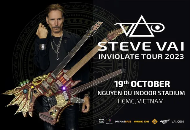 Huyền thoại guitar Steve Vai sẽ biểu diễn tại Việt Nam vào 19/10 - Ảnh 1.