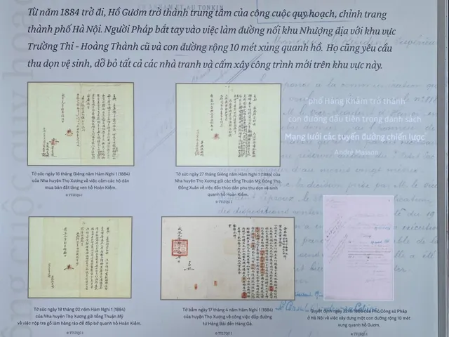 Triển lãm Hồ Gươm, giao lộ Đông - Tây”: Nhìn lại quá trình thay đổi diện mạo của Hồ Gươm - Ảnh 8.