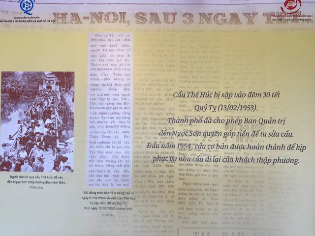 Triển lãm Hồ Gươm, giao lộ Đông - Tây”: Nhìn lại quá trình thay đổi diện mạo của Hồ Gươm - Ảnh 6.