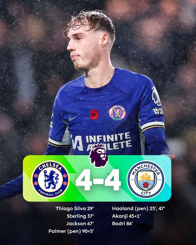 Chelsea và Man City chia điểm sau màn rượt đuổi tỷ số kịch tính - Ảnh 6.