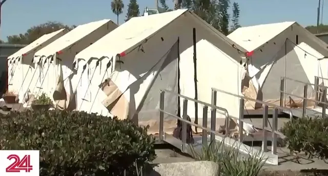 Lều ở cho người vô gia cư tại Mỹ - Ảnh 1.