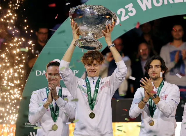 Hành trình đáng nhớ của Jannik Sinner tại Davis Cup 2023 - Ảnh 1.