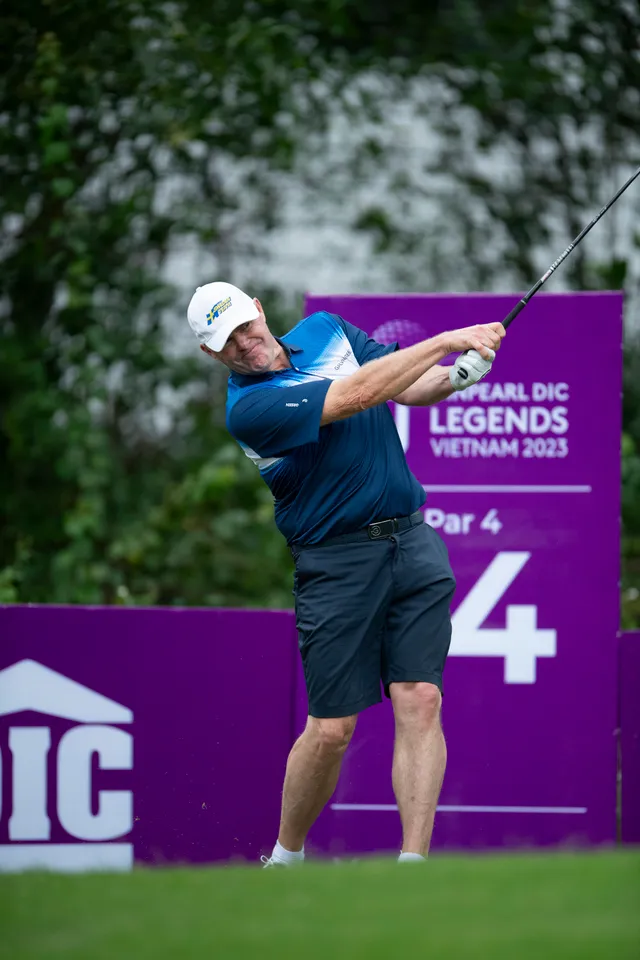 Chiêm ngưỡng các golfer huyền thoại vung gậy ở Vinpearl DIC Legends Việt Nam 2023 - Ảnh 7. Chiêm ngưỡng các golfer huyền thoại vung gậy ở Vinpearl DIC Legends Việt Nam 2023 - Ảnh 7.