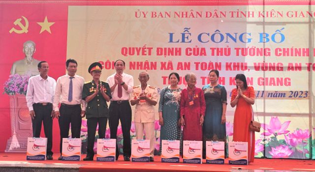 Huyện U Minh Thượng ở Kiên Giang được công nhận vùng An toàn khu - Ảnh 2.