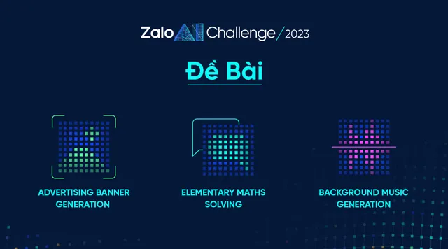 Xây dựng mô hình AI tự giải toán, thiết kế hình ảnh và sáng tác nhạc tại Zalo AI Challenge 2023 - Ảnh 1.