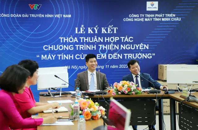 Ký kết chương trình thiện nguyện Máy tính cùng em đến trường - Ảnh 2.