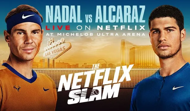 Rafael Nadal và Carlos Alcaraz sẽ thi đấu biểu diễn tại Las Vegas - Ảnh 1. Rafael Nadal và Carlos Alcaraz sẽ thi đấu biểu diễn tại Las Vegas - Ảnh 1.