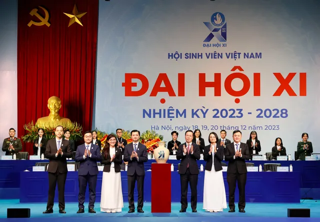 Phiên trọng thể Đại hội XI Hội Sinh viên Việt Nam, nhiệm kỳ 2023 – 2028 - Ảnh 3.