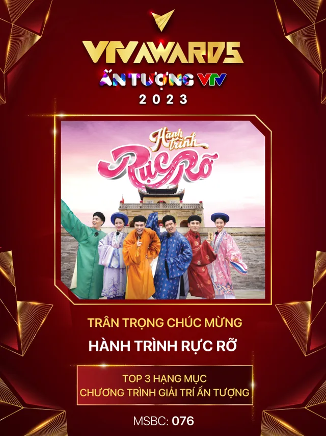 VTV Awards 2023: Top 3 Chương trình giải trí ấn tượng cân tài cân sức - Ảnh 3.