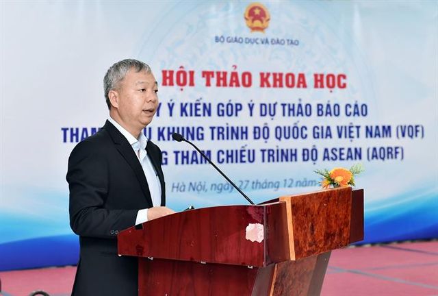 Lấy ý kiến hoàn thiện báo cáo tham chiếu khung trình độ quốc gia Việt Nam với ASEAN - Ảnh 2.
