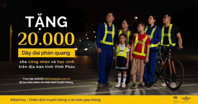 #ISeeYou: 20.000 dây đai phản quang được trao tặng vì mục tiêu an toàn giao thông - Ảnh 2.