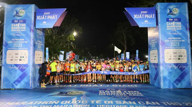 9.000 người tham gia giải chạy Marathon Quốc tế Di sản Cần Thơ - Ảnh 1.