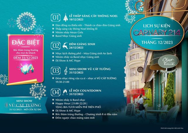 Tháng 12: Mùa lễ hội rực rỡ tại Carnaby 214 Nguyễn Xiển - Ảnh 5.