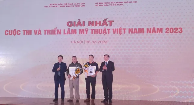 Khai mạc Cuộc thi và Triển lãm mỹ thuật Việt Nam năm 2023 - Ảnh 1.