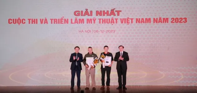 Cuộc thi và Triển lãm Mỹ thuật Việt Nam phản ánh chân thực đời sống mỹ thuật Việt Nam hiện đại - Ảnh 1.