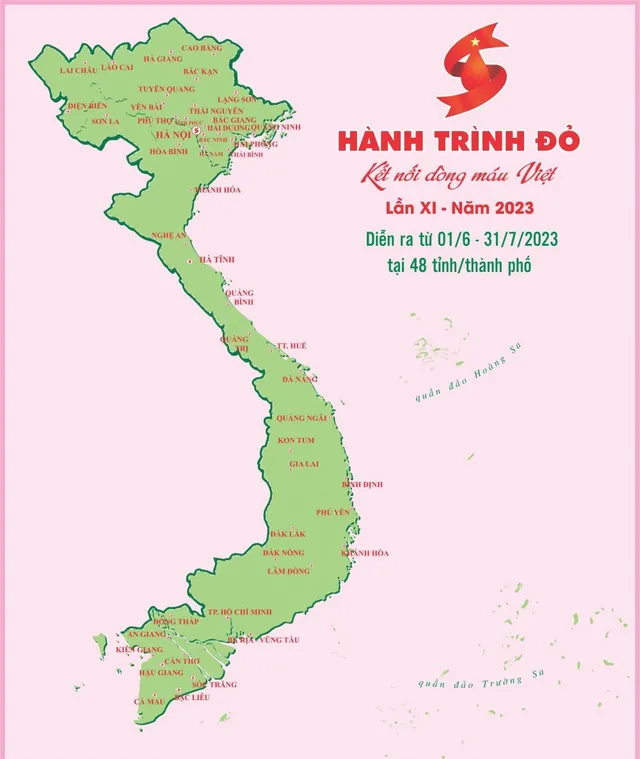 Hành trình Đỏ 2023 sẽ có nhiều địa phương tham gia nhất - Ảnh 2.