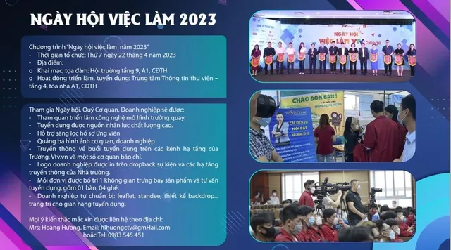 Ngày hội việc làm VTV College lần thứ 2 - 2023 sẽ diễn ra vào ngày 22/4 - Ảnh 2.