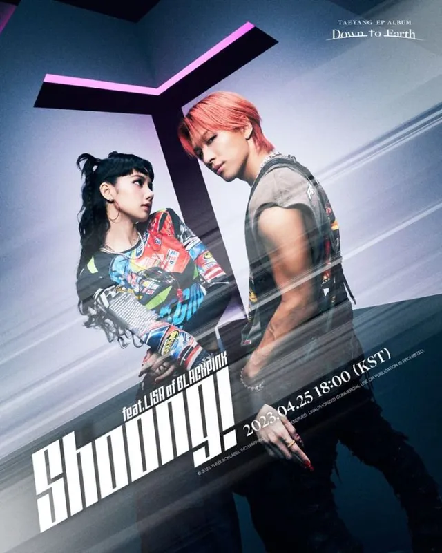 Hé lộ poster đầu tiên kết hợp giữa Taeyang và Lisa (BLACKPINK) - Ảnh 1.