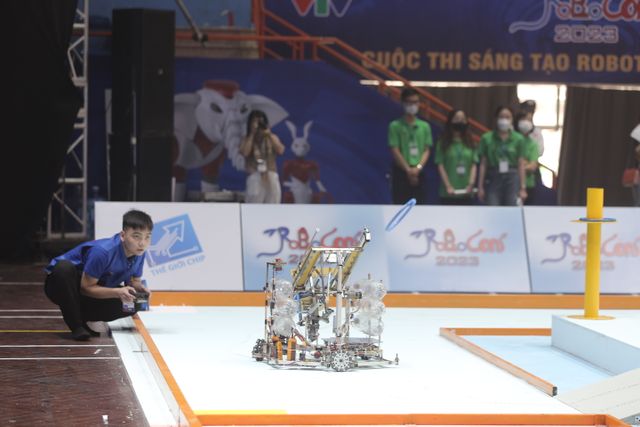 Những chiến thắng tuyệt đối Chey-Yo đầu tiên tại vòng loại Robocon Việt Nam 2023 - Ảnh 13.