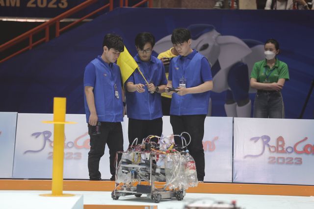 Những chiến thắng tuyệt đối Chey-Yo đầu tiên tại vòng loại Robocon Việt Nam 2023 - Ảnh 23.