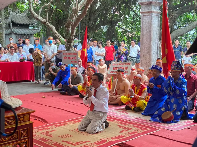 Kéo co ngồi: Di sản văn hóa phi vật thể độc đáo tại Lễ hội Đền Trấn Vũ - Ảnh 4.