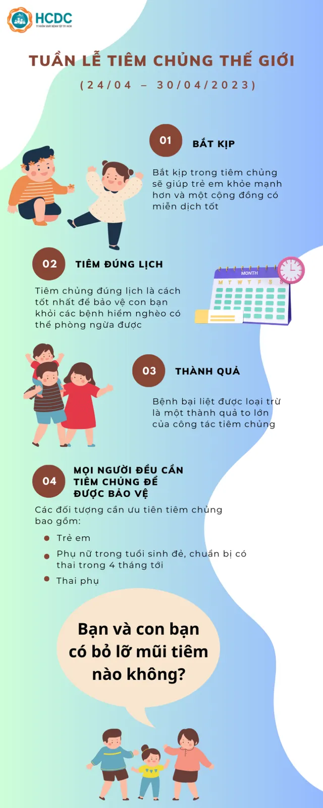 Tuần lễ tiêm chủng Thế giới 2023 (từ 24/4/2023 - 30/4/2023) - Ảnh 1.