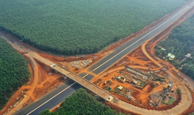 Cao tốc Phan Thiết – Dầu Giây trước ngày thông xe - Ảnh 3. Cao tốc Phan Thiết – Dầu Giây trước ngày thông xe - Ảnh 3.