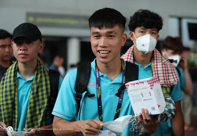 ĐT U22 Việt Nam đã có mặt tại Phnom Penh, sẵn sàng bước vào chiến dịch SEA Games 32  - Ảnh 3.